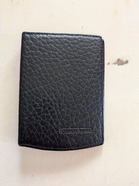 VTG Dooney & Bourke Men’s Black Leather Secretary Wallet Pen + Card Holder USA